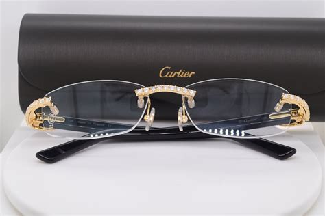 are cartier glasses real gold|gold cartier glasses with diamonds.